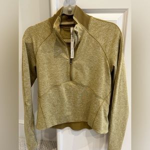 Lululemon Always Alert 1/2 Zip - Heathered Grape Leaf